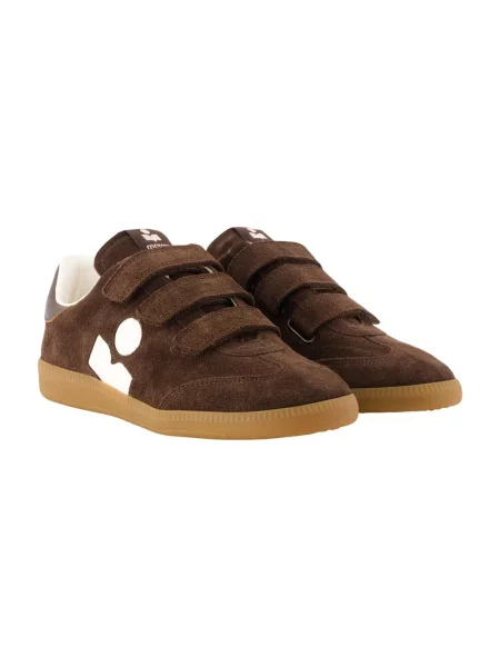 Sneakersy Isabel Marant brązowe