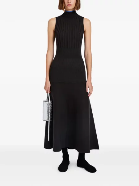 Πλεκτή κοστούμι φόρεμα Proenza Schouler White Label λευκό