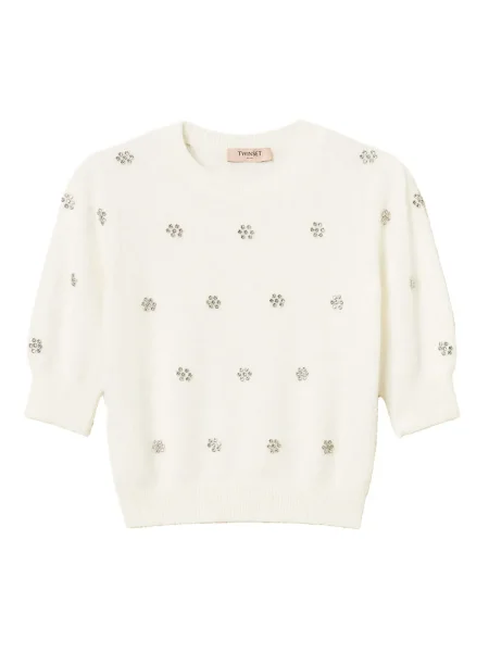 Pulover Twinset alb