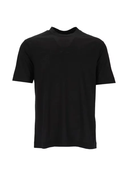Tricou Emporio Armani de lână negru