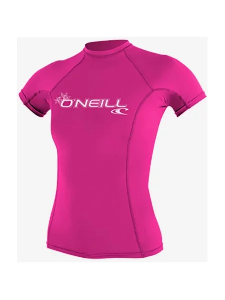 Koszulka O'Neill Basic Skins Rash Guard krótki rękaw XS różowa