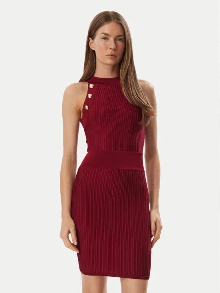 Úpletové šaty Marciano Guess červené