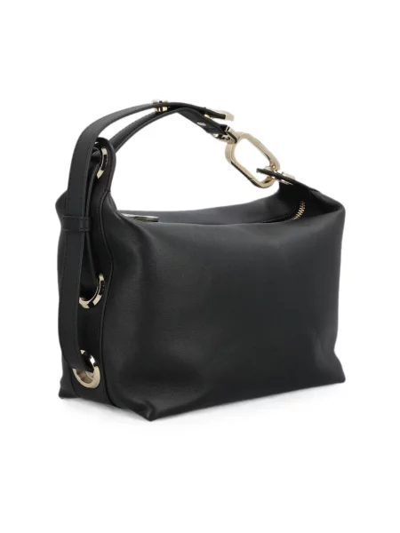 Torebka hobo Christian Louboutin skórzana czarna