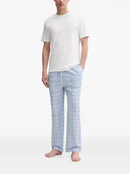 Kαρό σορτς Polo Ralph Lauren με σχέδιο με κορδόνι μπλε