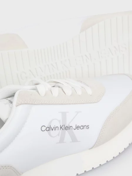 Кросівки Calvin Klein Jeans ретро білі