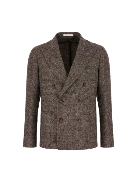 Marynarka Tagliatore wełniana brązowa