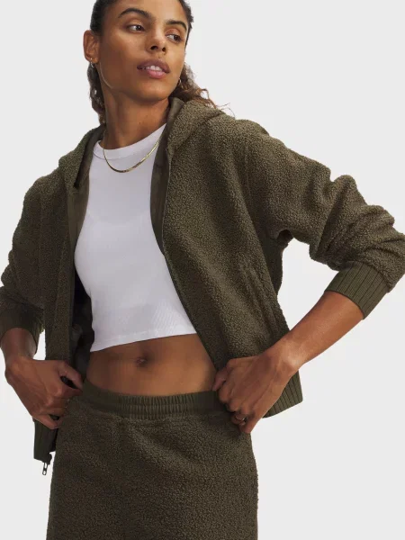 Флисовая спортивная кофта Under Armour зеленая