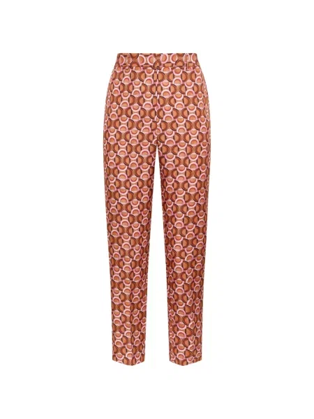 Pantaloni Maliparmi conici portocaliu
