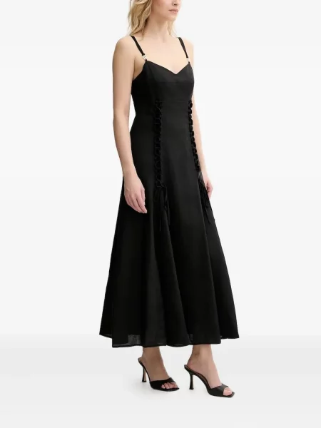 Rochie maxi Twinset de costum negru