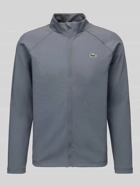 Kurtka treningowa o kroju slim fit z detalem z logo Lacoste Sport