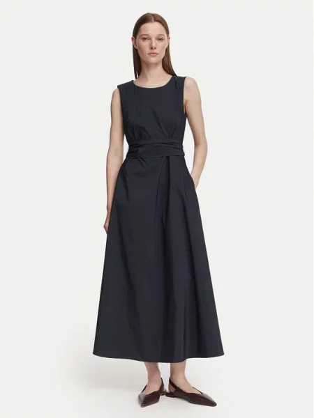 Weekend Max Mara Rochie cocktail Gentile Bleumarin