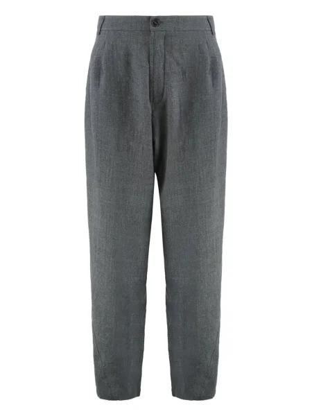 Pantaloni Darkpark de lână plisate gri