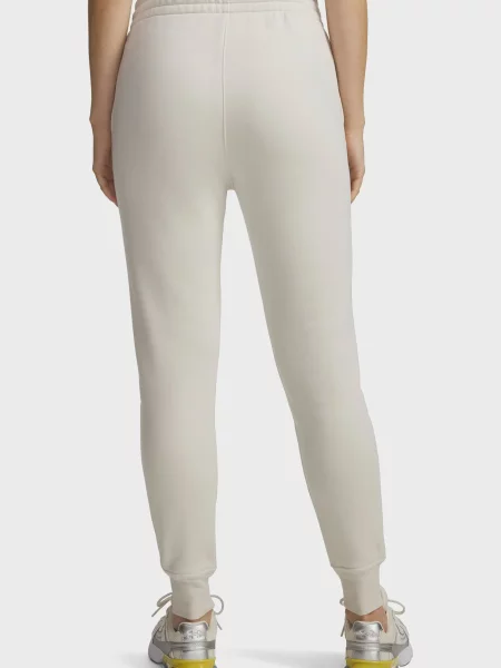 Флисовые джоггеры Under Armour белые