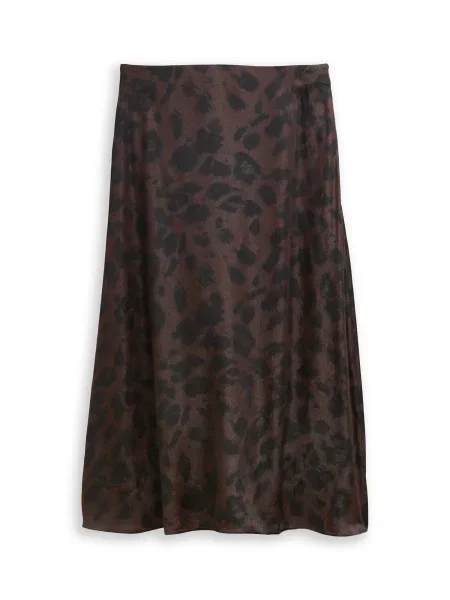 TOM TAILOR Fustă maro negru
