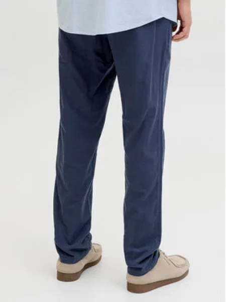 Jack & Jones Chinos kelnes Stace Tamsiai Tapered Fit mėlyna