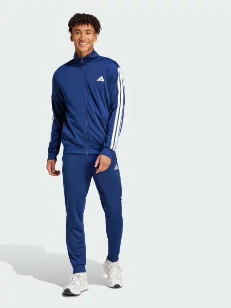 Спортивний костюм adidas 3 Stripes комбінований верх синій