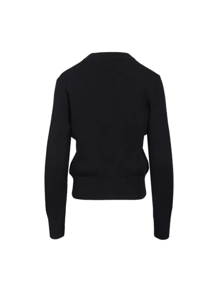 Sweter Ami Paris wełniany niebieski