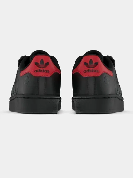 Sneakersy adidas Superstar Led Lights Comfort Closure Elastic Lace Shoes čierna