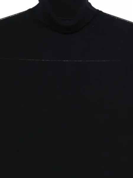 Svetr John Smedley s výstřihem halter černý