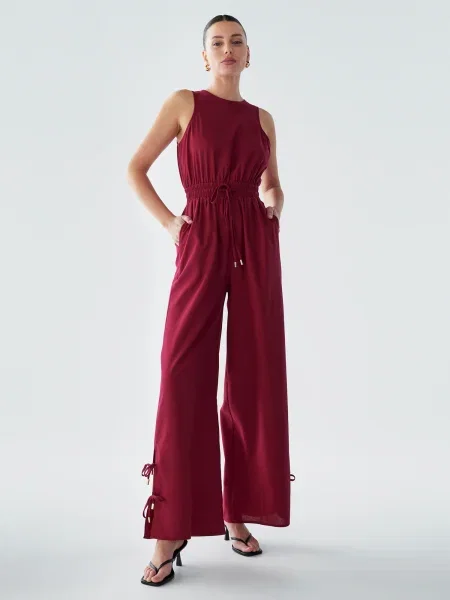 BWLDR Salopeta Laila burgundy roșu