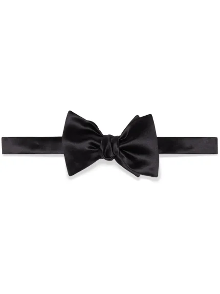 Kravata Brunello Cucinelli s mašnom crna