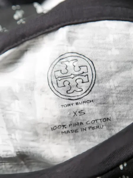 Scurt tricou Tory Burch negru