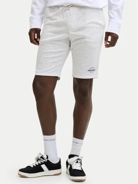 Jack & Jones Športne kratke hlače Gordon Brandon siva