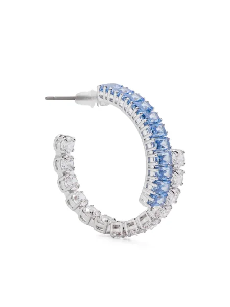 Cercei Swarovski argintiu