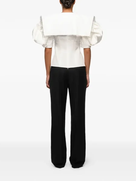 Bluzka Anouki z kryształkami biała