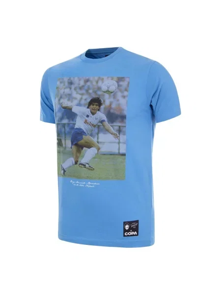 Koszulka dla dorosłych Maradona x COPA Nápoles Visitante niebieski
