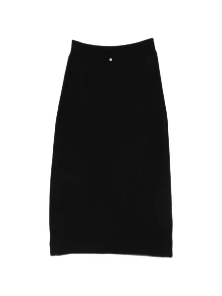 Fustă midi Lorena Antoniazzi tricotate negru