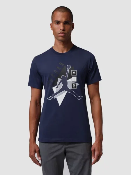 Футболка Jordan M J Brand Gfx Ss темно-синій синя
