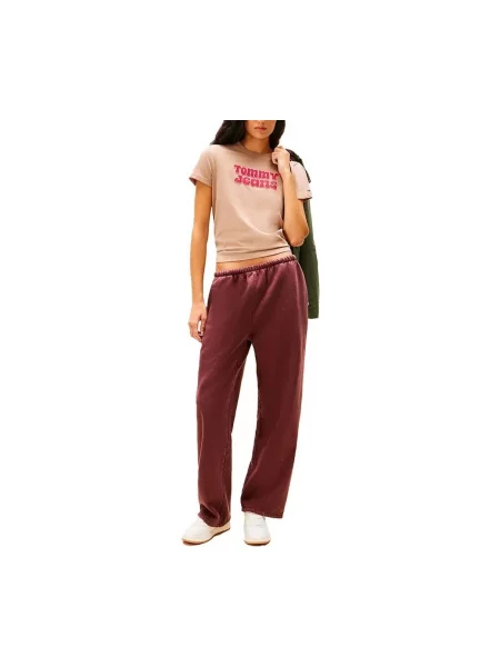 Polo majica Tommy Jeans bež