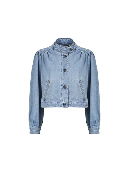 LEVI'S ® Prehodna jakna Parker Pretty Short Coat moder denim modra