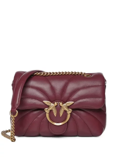 Matlasat geanta crossbody Pinko roșu