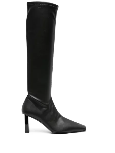 Botine Courreges din piele negru