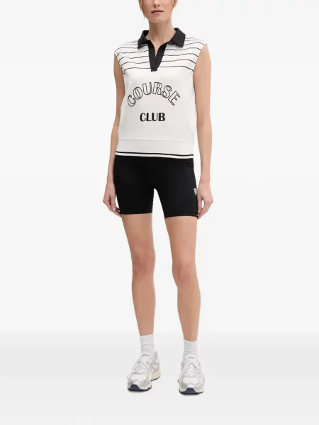Αμάνικο polo Sportalm λευκό
