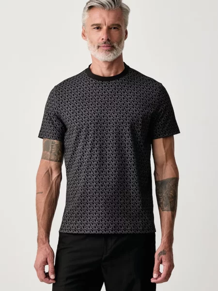 Michael Kors t-shirt ανδρικό μαύρο