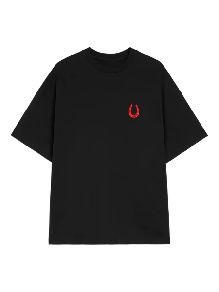 Tricou Jil Sander cu decolteu rotund negru