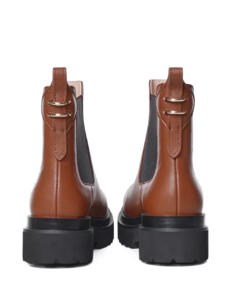 Botine chelsea Coccinelle chunky maro
