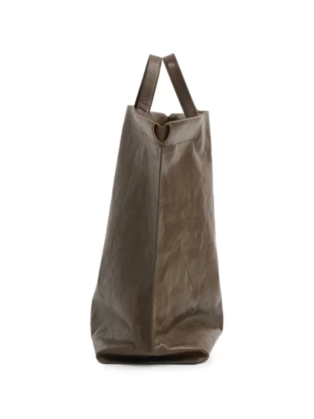 Geantă shopper Bea Mombaers din piele maro