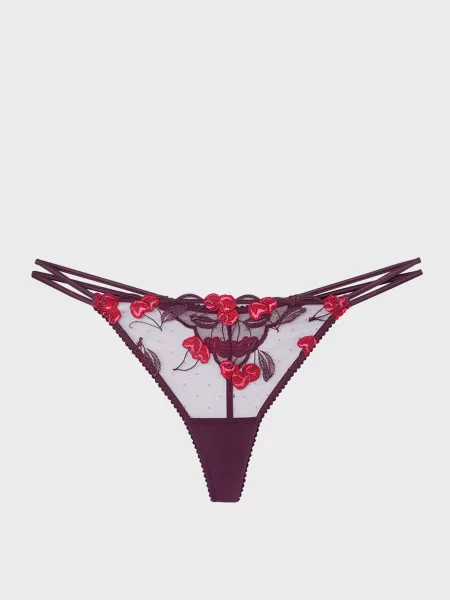 Стринги Etam бордовые