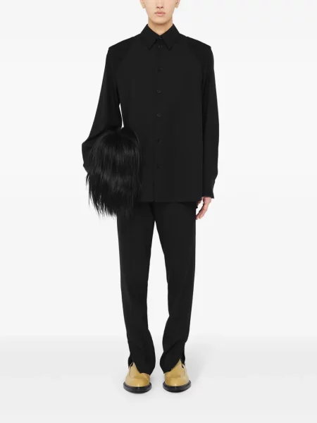 Kūginis kelnės Jil Sander juoda