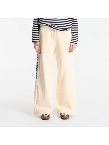 Pantaloni de trening adidas adiSignature NY Wide Leg Sweatpants Warm Vanilla S