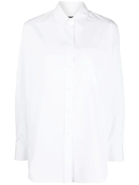 Cămașă Giorgio Armani din poplin alb