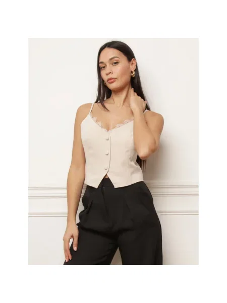 Top La Modeuse bež