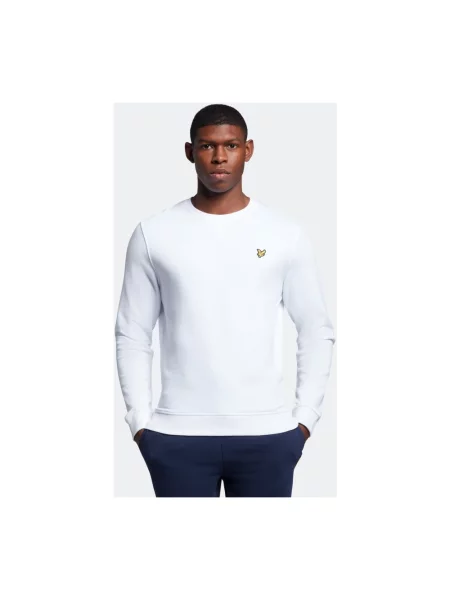 Bluza Lyle & Scott z nadrukiem biała