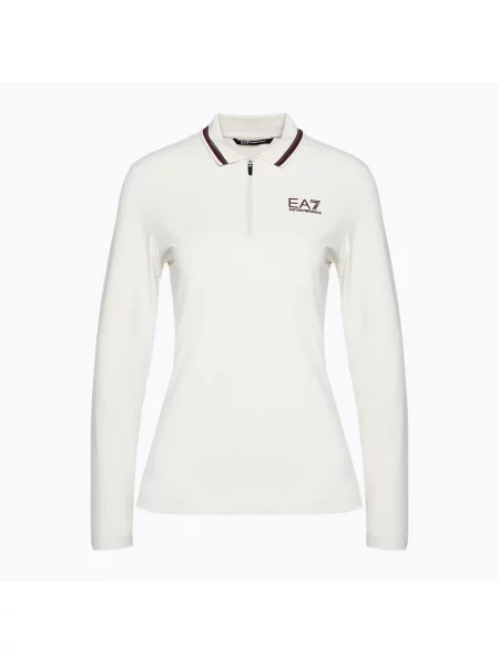 Tričko longsleeve Emporio Armani Golf Pro Polo silver birch béžové