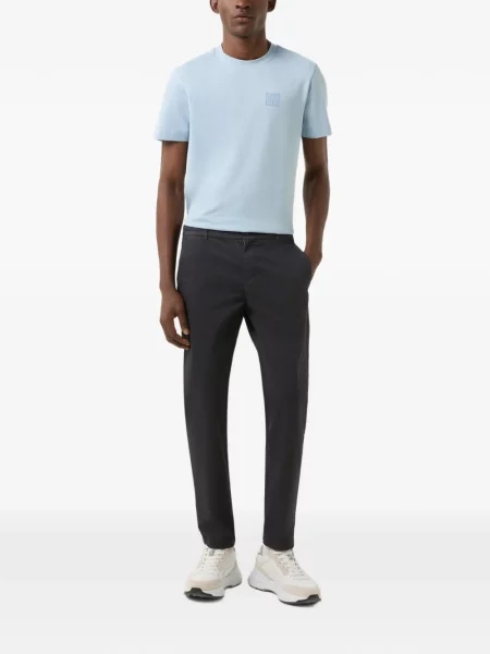 Pantaloni chino Bogner din satin gri
