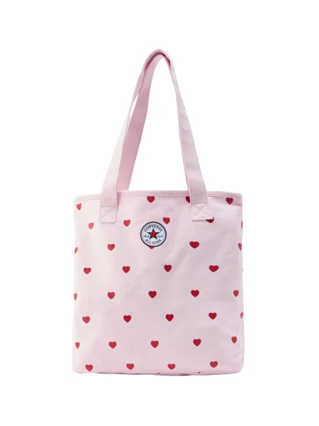 CONVERSE Nakupovalna torba VALENTINE rosé rdeča